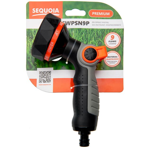 Пистолет для полива SEQUOIA SWPSN9P, фото , изображение 2 | SNABZHENIE.com.ua