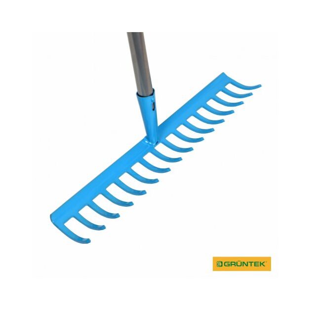 Грабли садовые GRUNTEK GR-450/140S 16 зубцов со стальной ручкой, фото , зображення 7 | SNABZHENIE.com.ua