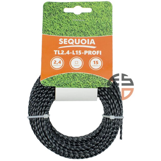 Косильная леска SEQUOIA TL2.4-L15-Profi (TL2.4-L15-Profi), фото  | SNABZHENIE.com.ua