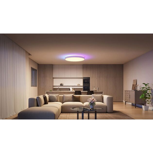 Потолочний світильник Govee 38cm Smart Ceiling Light Pro, RGBICWW, WI-FI/Bluetooth, білий, фото , изображение 4 | SNABZHENIE.com.ua