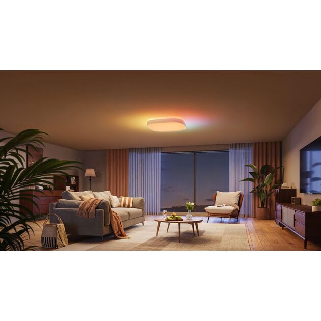 Потолочний світильник Govee H60A4 30cm Smart Square Ceiling Light, RGBWW + RGBIC, WI-FI/Bluetooth, білий, фото , изображение 10 | SNABZHENIE.com.ua