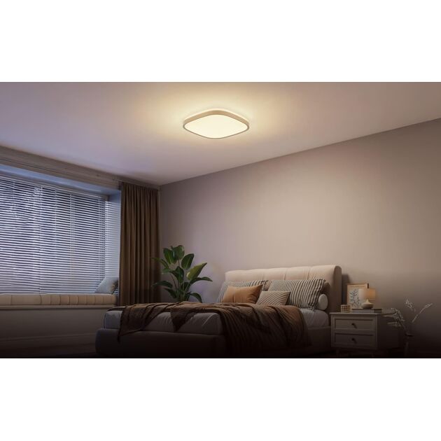 Потолочний світильник Govee H60A4 30cm Smart Square Ceiling Light, RGBWW + RGBIC, WI-FI/Bluetooth, білий, фото , изображение 9 | SNABZHENIE.com.ua