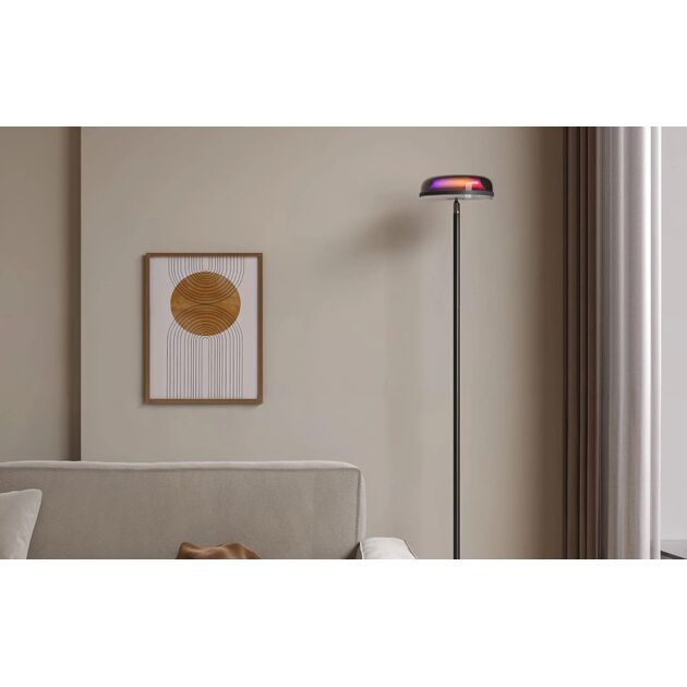 Торшер розумний Govee H60B0 Uplighter Floor Lamp, 1000Lm, RGBWW+RGBIC+WW, WI-FI/Bluetooth, чорний, фото , изображение 5 | SNABZHENIE.com.ua