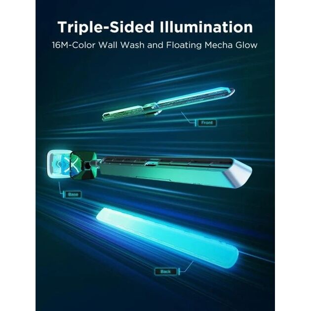 Набір адаптивного підсвічування Govee H6048 Govee Gaming Light Bars Pro, RGBIC, WI-FI/Bluetooth, чорний, фото , зображення 9 | SNABZHENIE.com.ua