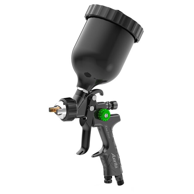 Пистолет окрасочный пневматический HVLP верх.пласт.бачок 600мл, форсунка-1,4мм AUARITA LION-2-1.4, фото  | SNABZHENIE.com.ua