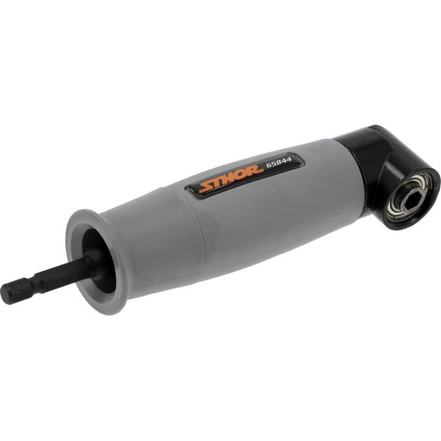 Тримач-адаптер викруткових насадок кутовий STHOR : HEX - 1/4", L= 155 мм, під кутом 90° [18/36], фото  | SNABZHENIE.com.ua