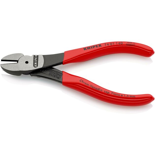 Кусачки бокові особливої потужності KNIPEX 74 01 140 SB, фото , зображення 2 | SNABZHENIE.com.ua