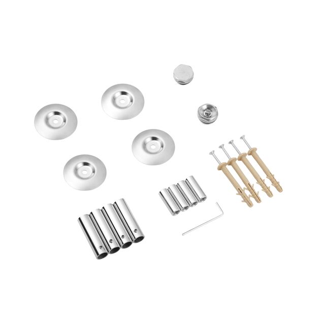 Полотенцесушитель водяной Kroner KRP Diva WT500x500-4, фото , изображение 4 | SNABZHENIE.com.ua