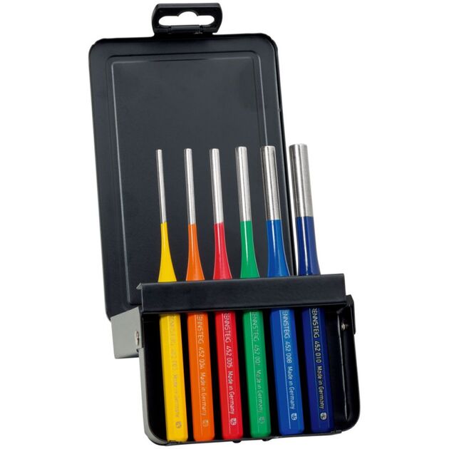 Набор выколотки RENNSTEIG цветных в пластиковой кассете, 6 предметов (3-10мм), фото  | SNABZHENIE.com.ua