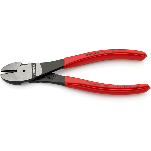 Кусачки KNIPEX 74 01 180 SB особой мощности, 180 мм, фото , изображение 2 | SNABZHENIE.com.ua