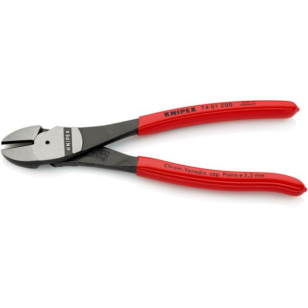 Кусачки боковые KNIPEX 74 01 200 SB особой мощности, фото , изображение 2 | SNABZHENIE.com.ua