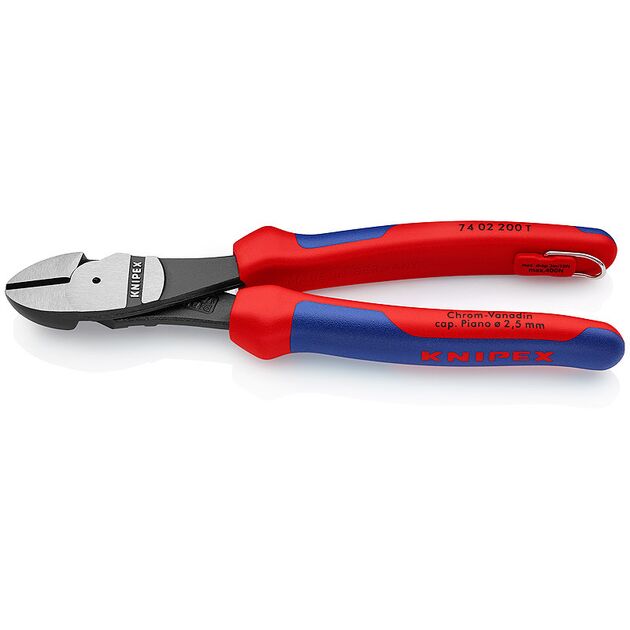 Кусачки бокові особливої потужності KNIPEX 74 02 200 T, фото  | SNABZHENIE.com.ua