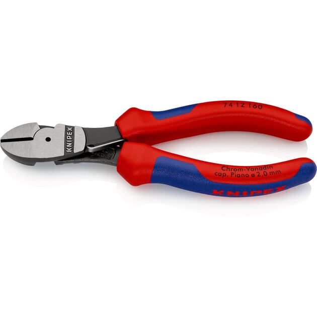 Кусачки боковые мощные KNIPEX 74 12 160 SB, фото  | SNABZHENIE.com.ua