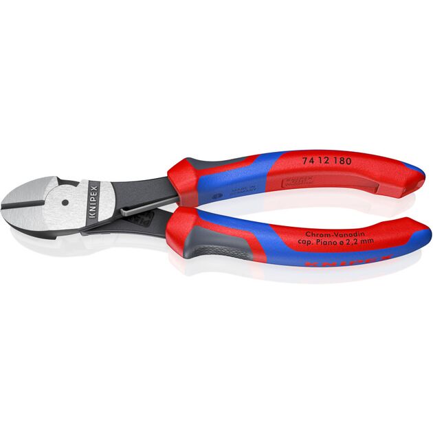 Кусачки боковые KNIPEX 74 12 180 SB, особая мощность, фото  | SNABZHENIE.com.ua