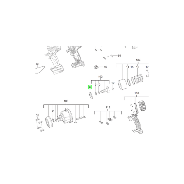 Шайба поліуретановая под вал для гайковертов MILWAUKEE, фото  | SNABZHENIE.com.ua