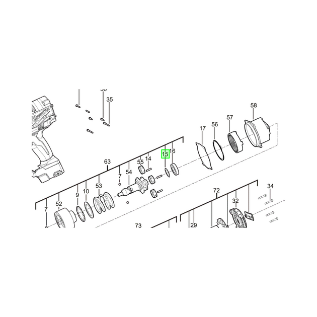 Шайба редуктора гайкокрута MILWAUKEE, фото  | SNABZHENIE.com.ua