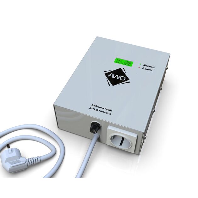 Стабілізатор напруги Awattom - 500Вт, однофазний, фото , зображення 2 | SNABZHENIE.com.ua