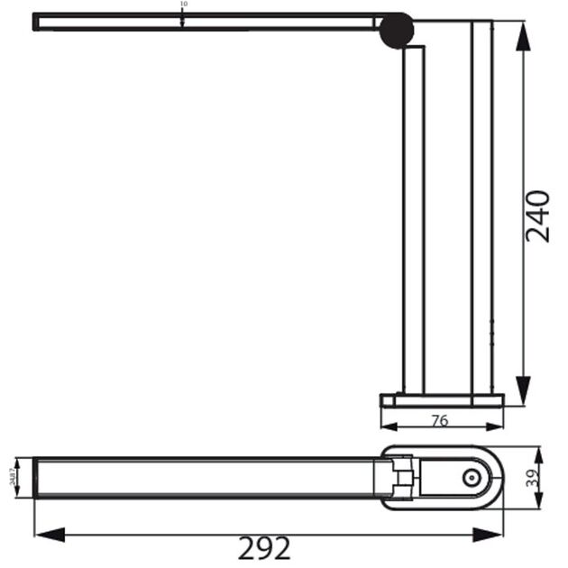 Лампа настільна з акумулятором Philips Amber 5Вт 4000K 1800мАг USB-A сірий, фото , изображение 5 | SNABZHENIE.com.ua