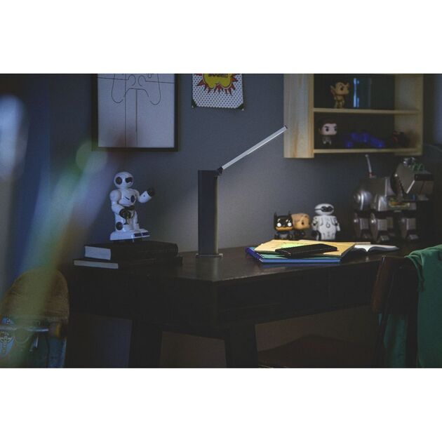 Лампа настільна з акумулятором Philips Amber 5Вт 4000K 1800мАг USB-A сірий, фото , изображение 4 | SNABZHENIE.com.ua