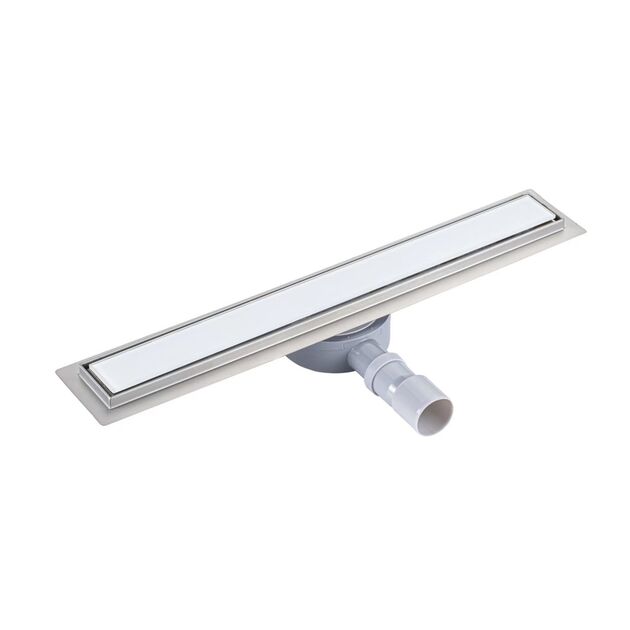 Трап из нержавеющей стали Qtap Scorpio Tile900 линейный под плитку (поворотный сифон/сухой затвор), фото  | SNABZHENIE.com.ua