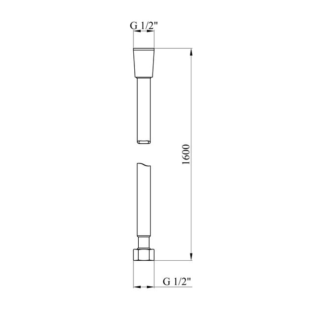 Шланг для душа Kroner KRM - GRP607 Anti-Twist  160 см, фото  | SNABZHENIE.com.ua