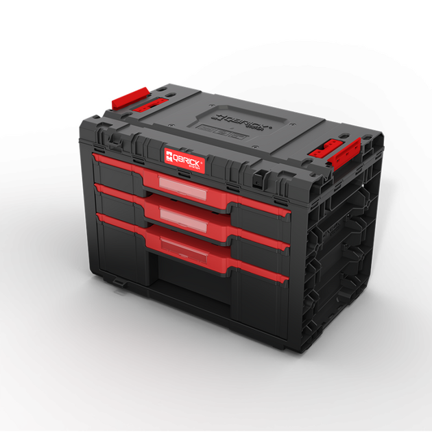 Ящик для инструментов QBRICK SYSTEM PRIME Drawer 3 Toolbox Basic IP66 Размер : 542x 335 x 369, фото  | SNABZHENIE.com.ua