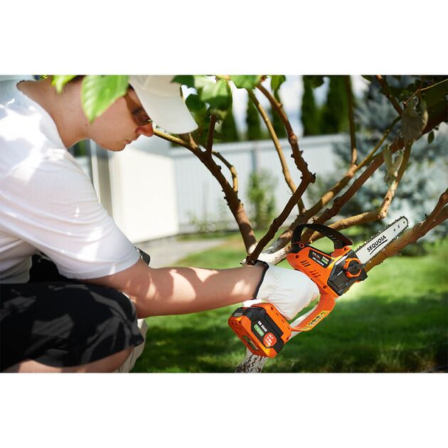 Мини-пила цепная аккумуляторная SEQUOIA SBC2008BM, фото , зображення 8 | SNABZHENIE.com.ua