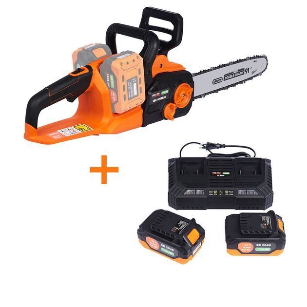 Цепная аккумуляторная пила SEQUOIA SBC4014BSO-E2W, фото , изображение 3 | SNABZHENIE.com.ua