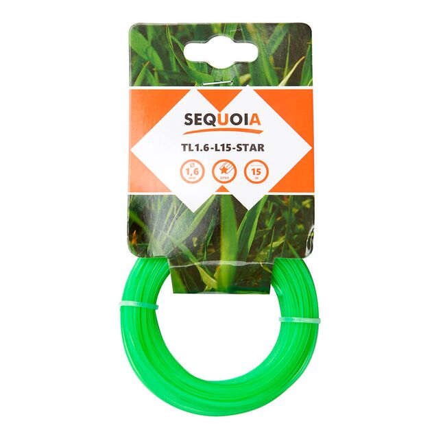 Косильна ліска SEQUOIA TL1.6-L15-Star, фото  | SNABZHENIE.com.ua