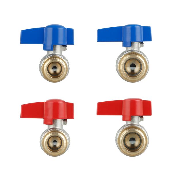 Комплект прямых кранов Thermo Alliance Standart 1/2"ВН -3/4"ВН с накидной гайкой  для подключенние котла TAS262RBW1520, фото , изображение 5 | SNABZHENIE.com.ua