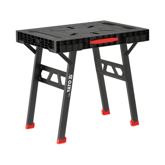 Стіл робочий розкладний YATO, 85x 61x 79 cм, макс. навантаж.- 650 кг з метала і пластика [1], фото  | SNABZHENIE.com.ua
