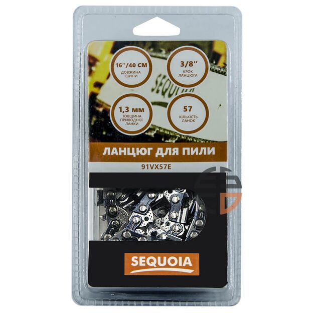 Цепь SEQUOIA 91VX57E 57 звеньев 3/8" 1,3 мм, фото  | SNABZHENIE.com.ua