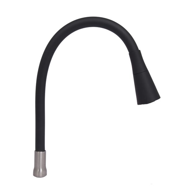 Излив в сборе Lidz (285х230х47), 565 мм для смесителя для кухни Aria 015F31 Nickel/Black LDARI2852304749381, фото  | SNABZHENIE.com.ua