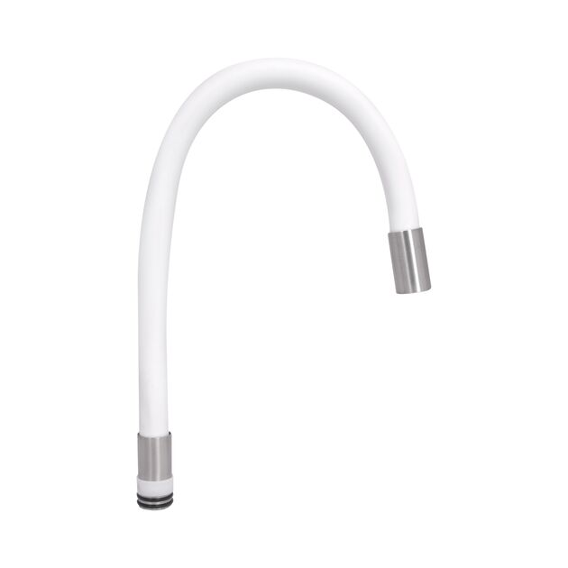 Излив в сборе Lidz (270х220х24), 515 мм для смесителя для кухни Aria, Vida 015F3 White LDARIVID2702202449391, фото  | SNABZHENIE.com.ua