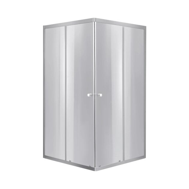 Lidz Набор: Душевая кабина Wawel SC90x90.SAT.LOW.DGR, квадратная, стекло тонированное 4 мм + Душевой поддон Kapielka ST90x90x14, фото , изображение 3 | SNABZHENIE.com.ua