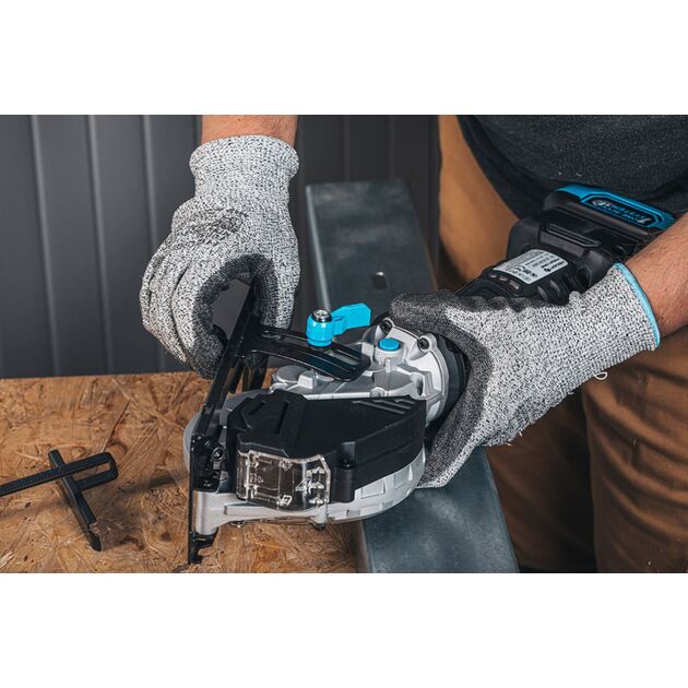 HOEGERT Аккумуляторная, бесщёточная мини-пила по металлу 120мм 18V, фото , изображение 6 | SNABZHENIE.com.ua