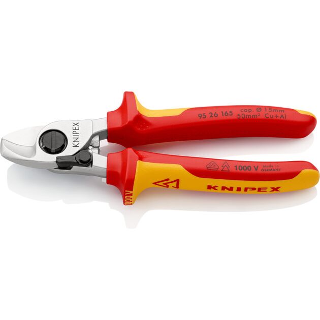 Ножиці для різки кабелів KNIPEX 95 26 165 SB, фото  | SNABZHENIE.com.ua