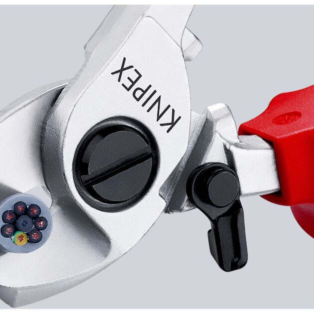 Ножиці для різки кабелів KNIPEX 95 26 165 SB, фото , зображення 4 | SNABZHENIE.com.ua