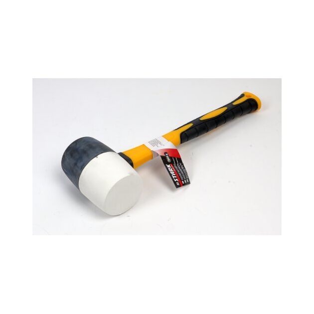 Молоток резиновый двусторонний Stark Pro черно-белый 450 г, фото  | SNABZHENIE.com.ua