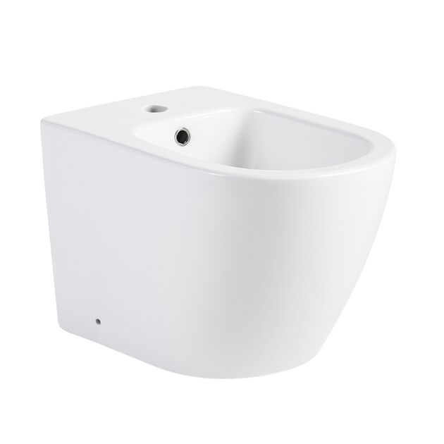 Биде напольное Qtap Jay 560х360х410 мм, White QT07443375W, фото  | SNABZHENIE.com.ua