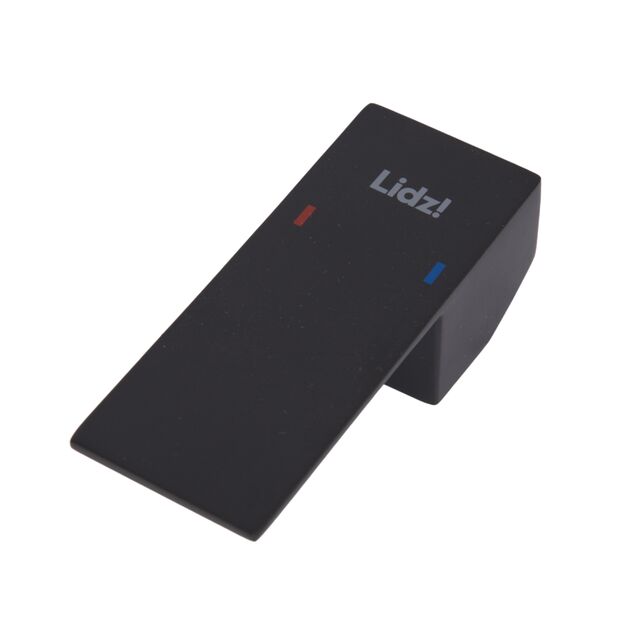 Ручка 25 мм Lidz (90х35х26,4) для смесителей Kubis Black LDKUB903526449500, фото , изображение 2 | SNABZHENIE.com.ua