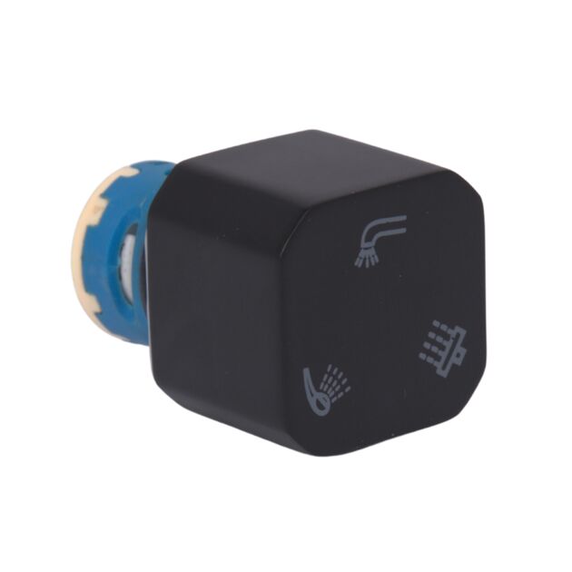 Ручка переключателя на 3 потребителя Lidz (25х30х30) для смесителей Kubis 1030 Black LDKUB253030B349504, фото  | SNABZHENIE.com.ua