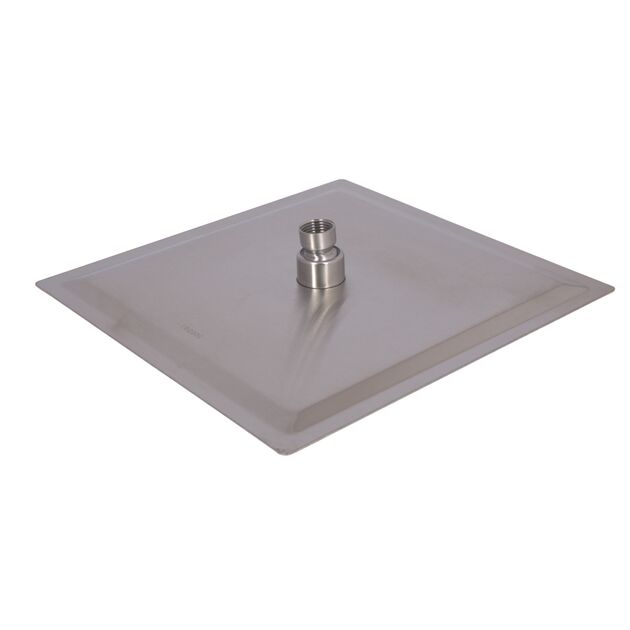 Потолочная лейка Lidz (248х248х45) для душевых систем Kubis Nickel LDKUB2482484549512, фото , изображение 2 | SNABZHENIE.com.ua