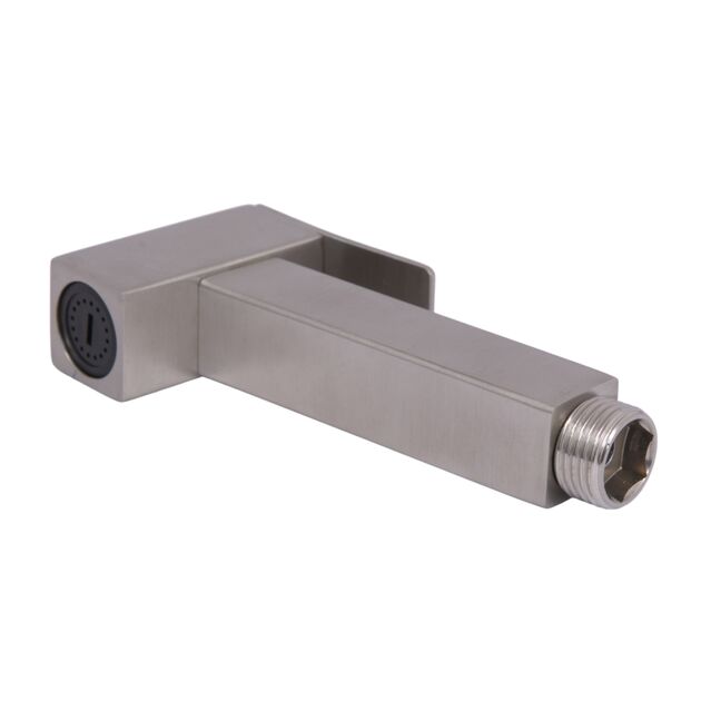 Лейка для ручного душа Lidz (125х61х25) для смесителей для гигиенического душа Kubis Nickel LDKUB1256125N49514, фото , изображение 2 | SNABZHENIE.com.ua