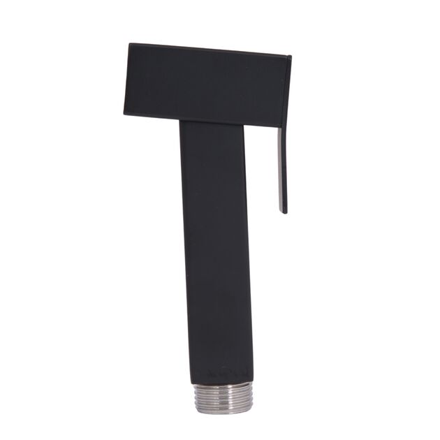 Лейка для ручного душа Lidz (125х61х25) для смесителей для гигиенического душа Kubis Black LDKUB1256125B49515, фото  | SNABZHENIE.com.ua