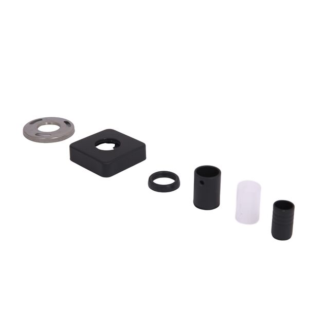 Кронштейн стойки Lidz (34,5х53х53) для душевых систем Kubis 1030 Black LDKUB3455353B49523, фото , изображение 3 | SNABZHENIE.com.ua