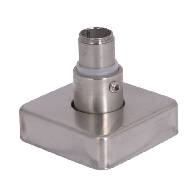 Кронштейн стойки Lidz (34,5х53х53) для душевых систем Kubis 1033,1030 Nickel LDKUB3455353N49524, фото , изображение 2 | SNABZHENIE.com.ua