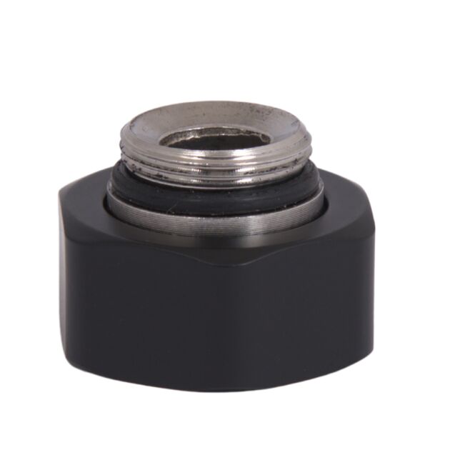 Гайка смесителя и стойки с футоркой Lidz (31,3х28х14) для смесителей и душевых систем Kubis Black LDKUB3132814B49532, фото  | SNABZHENIE.com.ua