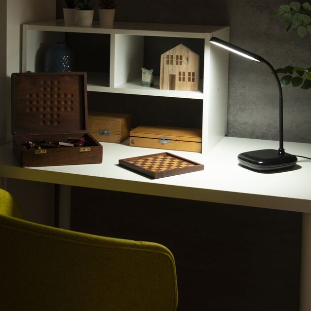 Лампа настільна OSRAM Panan DISK SQ 12W 3000К 4000К 6500К з димером, білий, фото , зображення 6 | SNABZHENIE.com.ua