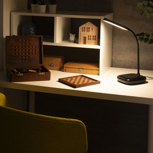 Лампа настільна OSRAM Panan DISK SQ 12W 3000К 4000К 6500К з димером, білий, фото , зображення 5 | SNABZHENIE.com.ua